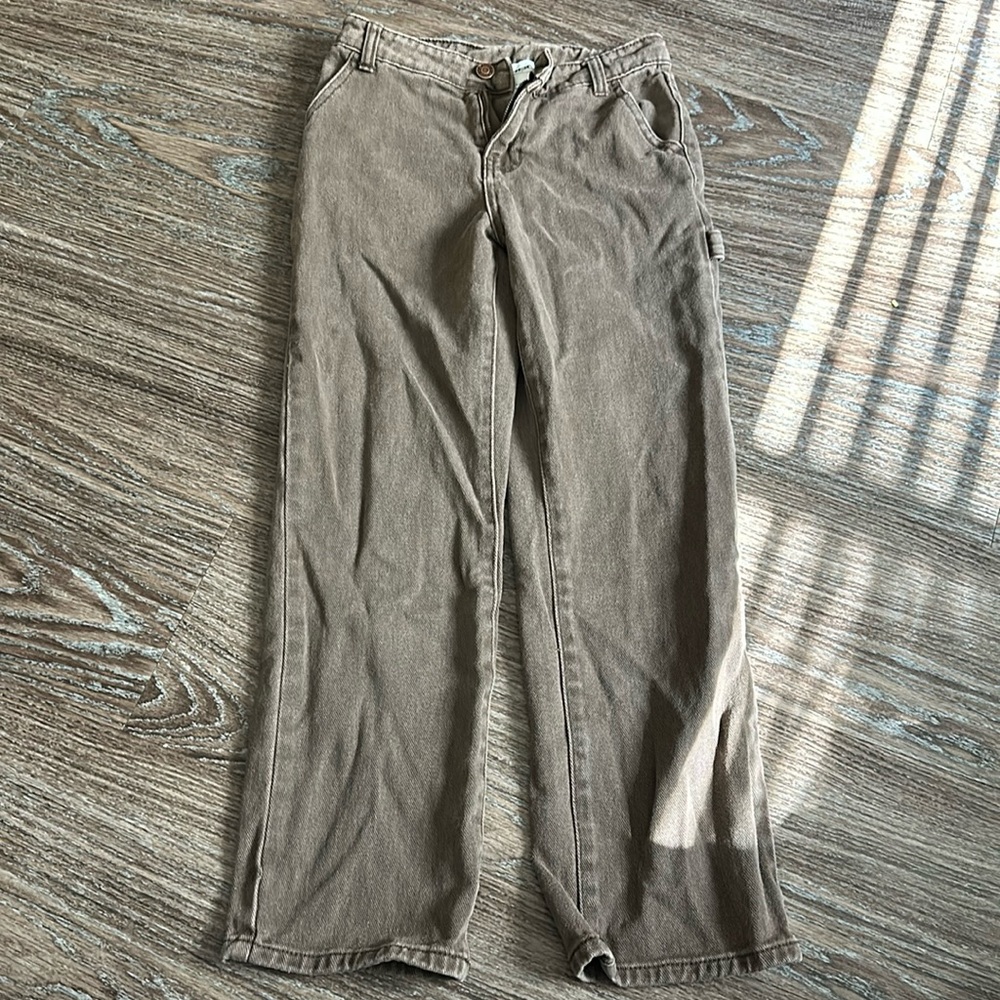 RSQ girls carpenter pants Brown size 12.